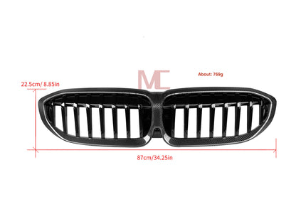 MC MAX CARBON Dry Carbon Grille Replacement for BMW G20 G21 incl. M340i