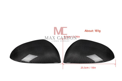 MAX CARBON Performance mirror caps housing Dry Carbon for Mercedes C Class 206 E Class 214 CLE Class 236 S Class 223 