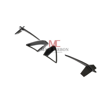 MC MAX CARBON DRY CARBON PREPREG Front Panels AERO FLICKER for BMW G14 G15 G16 M850i 