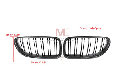 MC MAX CARBON Performance Grille Replacement for BMW 6 Series F06 F12 F13 M6 