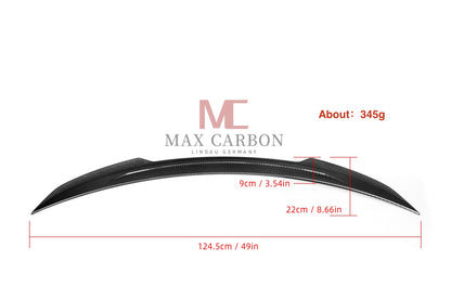MC MAX CARBON Performance rear spoiler lip for Mercedes C Class W206 C63 C43 