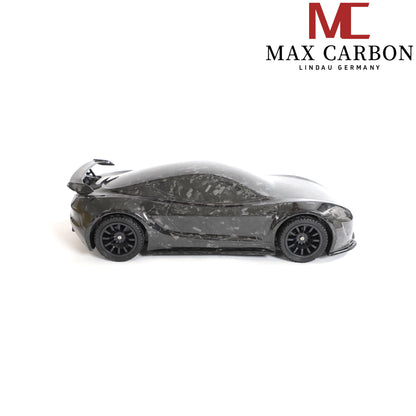 MAX CARBON Lifestyle Real Carbon Forged Carbon Hybrid Carbon Model Car made of Dry Carbon Prepreg 1:18 Sports Car Design Model Car