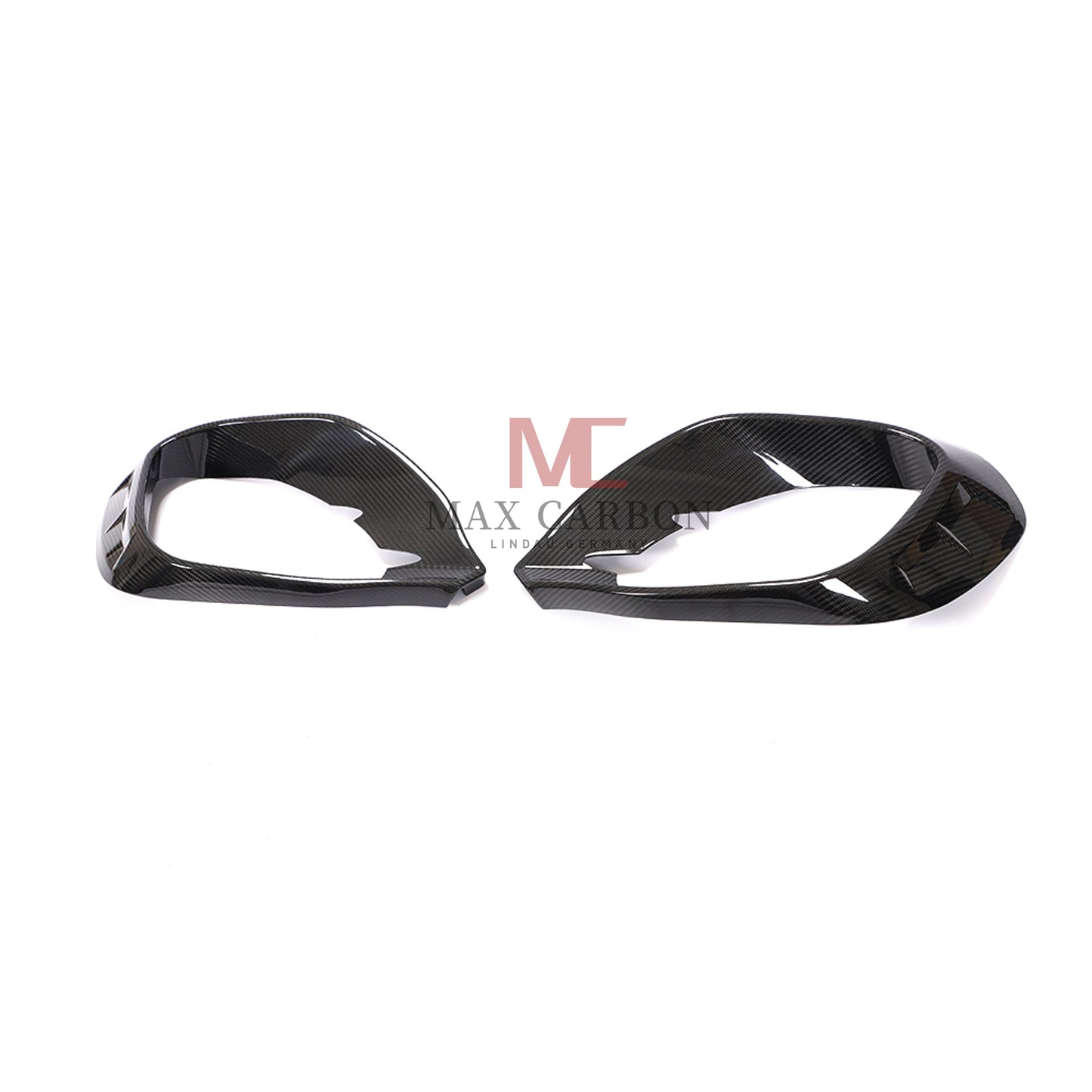 MC DRY Carbon Front Bumper Fog Light Cover Splitter Canard for Mercedes Benz GLA Class GLA250 Sport Utility 4-Door GLA45 GLA35 H247
