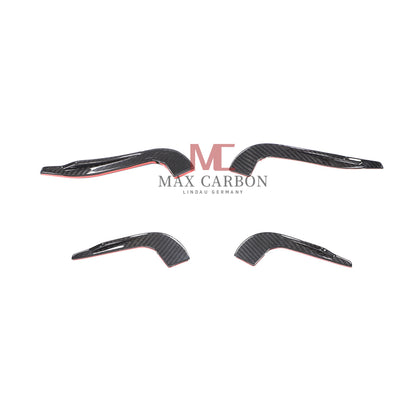 MC Performance Dry Carbon AERO FLICKER Flaps Front canards attachment for AUDI RS3 8V 