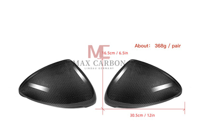Coques de rétroviseurs de rechange MC Performance MAX CARBON pour Porsche Cayenne 958.2 92A de 2014 à 2017 