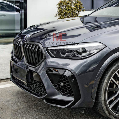 MC MAX CARBON Dry Carbon Performance Grille Grill Replacement for BMW X6 G06 X6M F96 