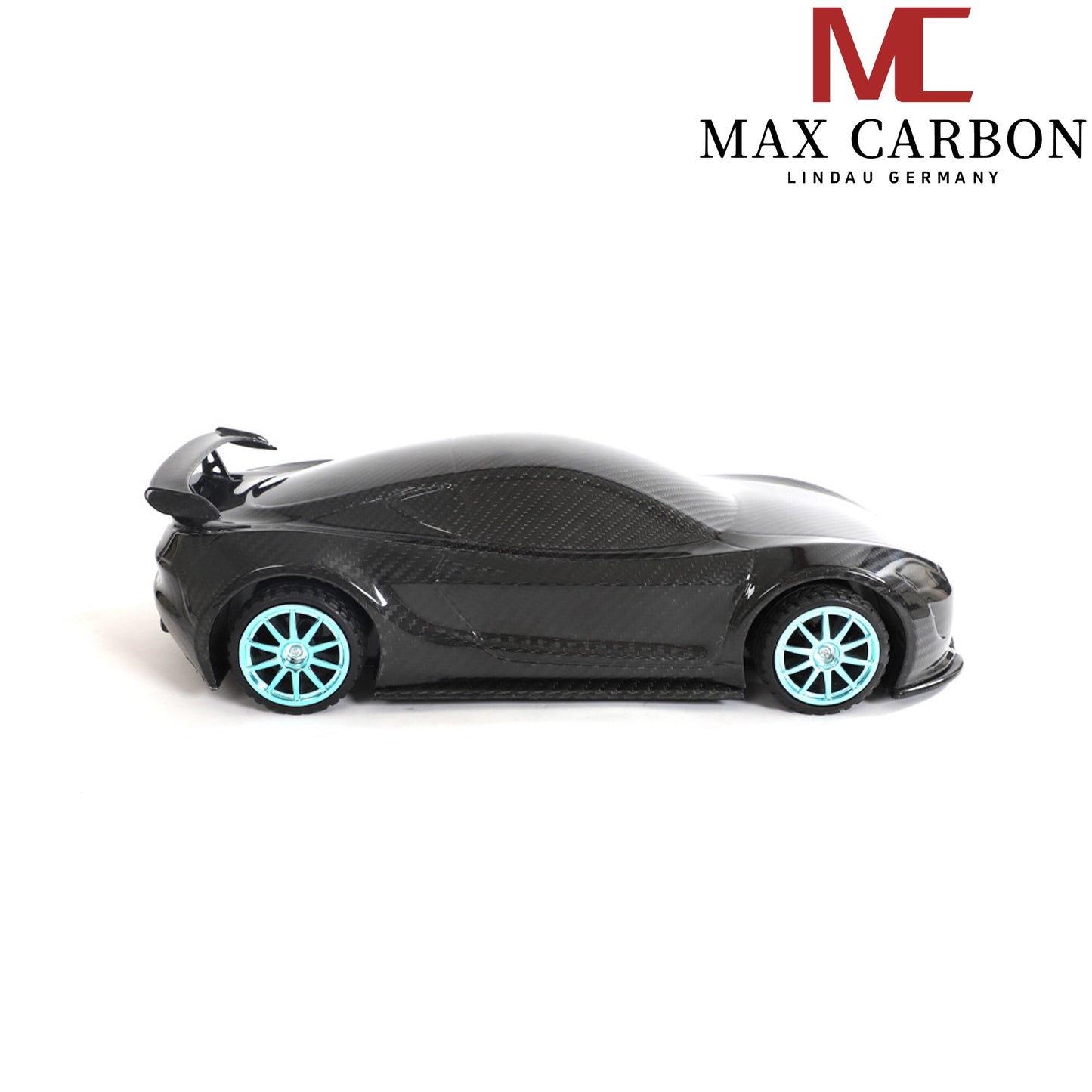MAX CARBON Lifestyle Real Carbon Forged Carbon Hybrid Carbon Model Car made of Dry Carbon Prepreg 1:18 Sports Car Design Model Car