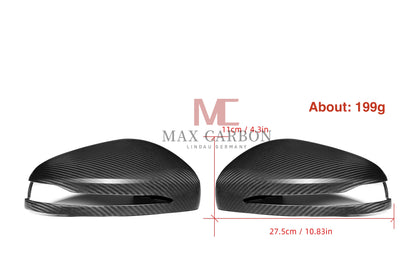 MC MAX CARBON Performance Mirror Caps Housing Dry Carbon for Mercedes G Class W464 GLS GLE 
