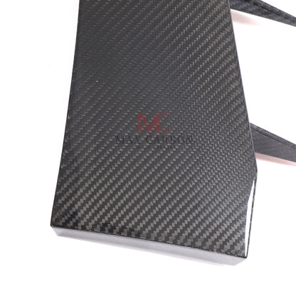 MC MAX CARBON DRY CARBON Prepreg For Audi R8 Carbon Front Bumper Canards AERO FLAPS AUDI R8 4S before LCI 