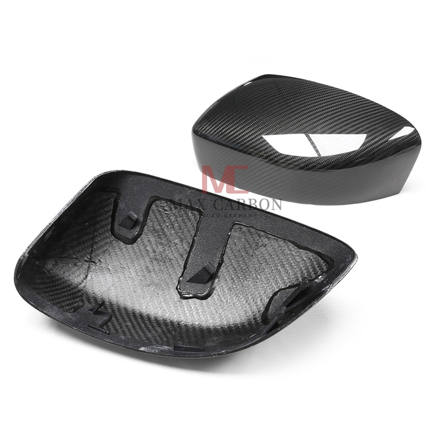 MC MAX CARBON Performance Ersatz Spiegelkappen Mirror Caps für Maserati Levante M161 GT GTS Trofeo Modena