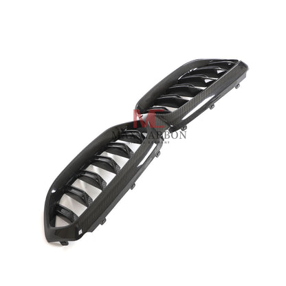 MC MAX CARBON Dry Carbon Performance Grille Replacement for BMW G32 6 Series 