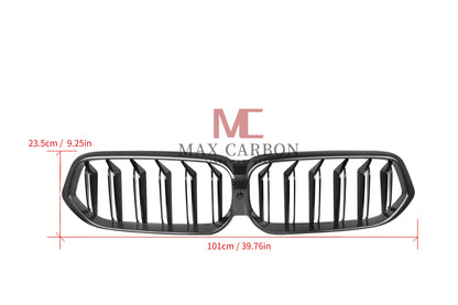 MC MAX CARBON Dry Carbon Performance Grille Replacement for BMW G32 6 Series 