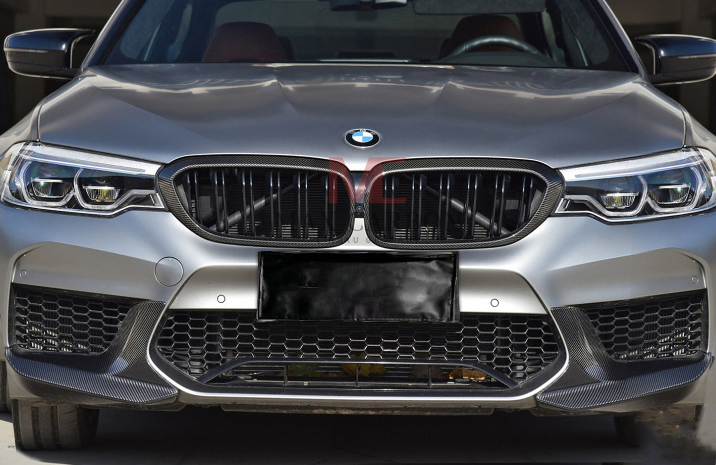 MC MAX CARBON Performance Front Large Spoiler for BMW M5 F90 before LCI
