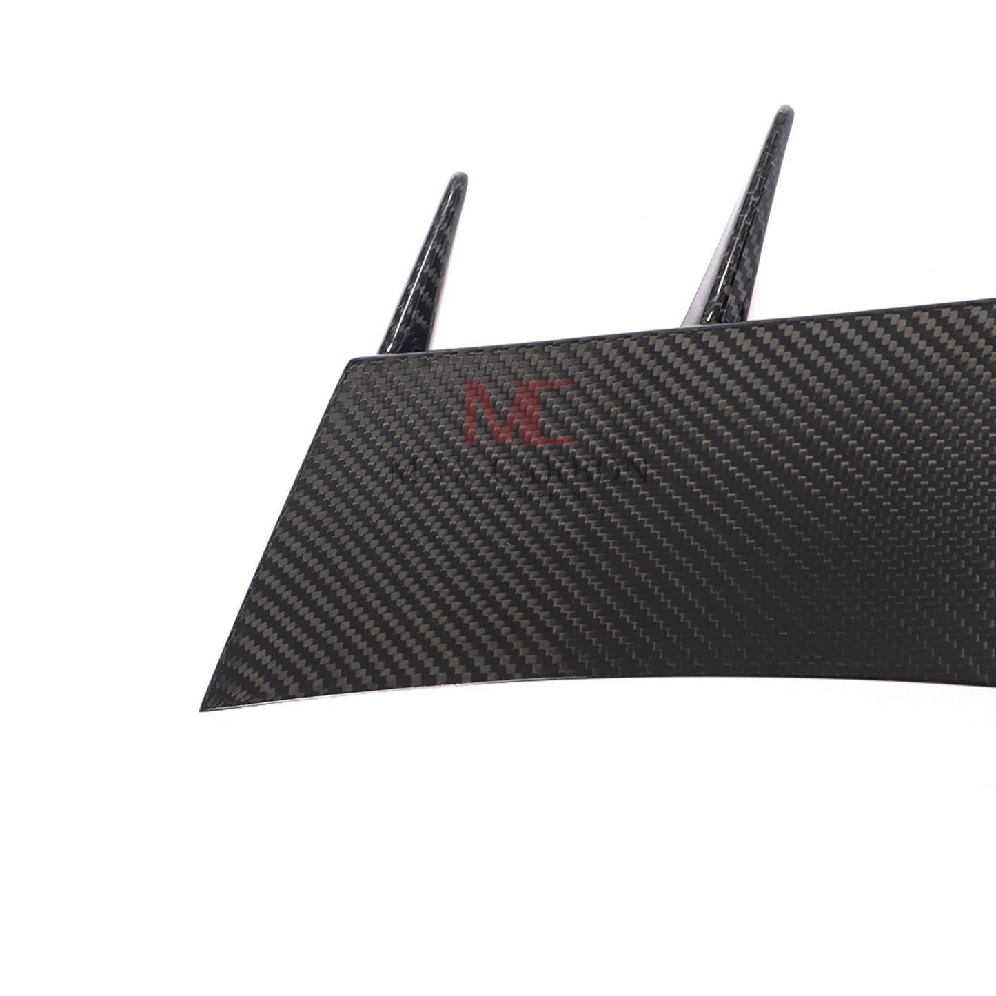 MC MAX CARBON DRY CARBON Prepreg For Audi R8 Carbon Front Bumper Canards AERO FLAPS AUDI R8 4S before LCI 