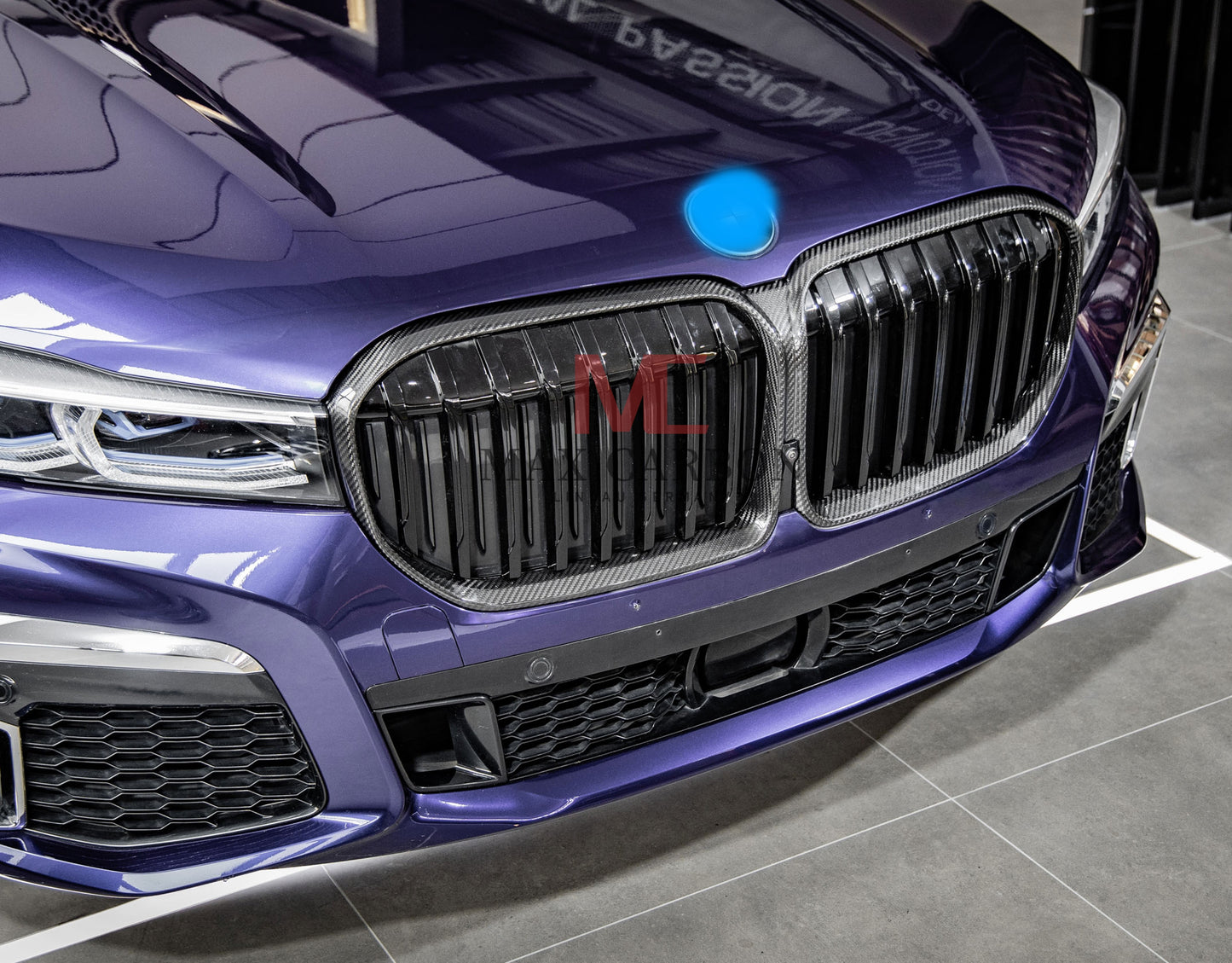 MC MAX CARBON Performance Grille Replacement for BMW 7 Series G11 G12 LCI