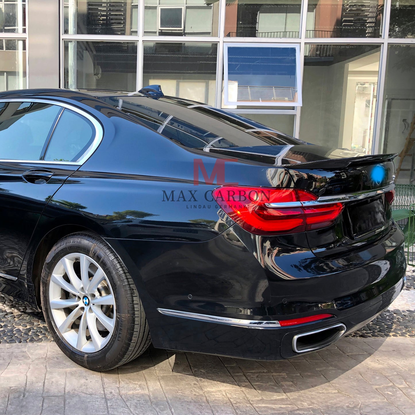 MC MAX CARBON Dry Carbon Prepreg Sport Rear Large Spoiler Lip for BMW G11 G12 