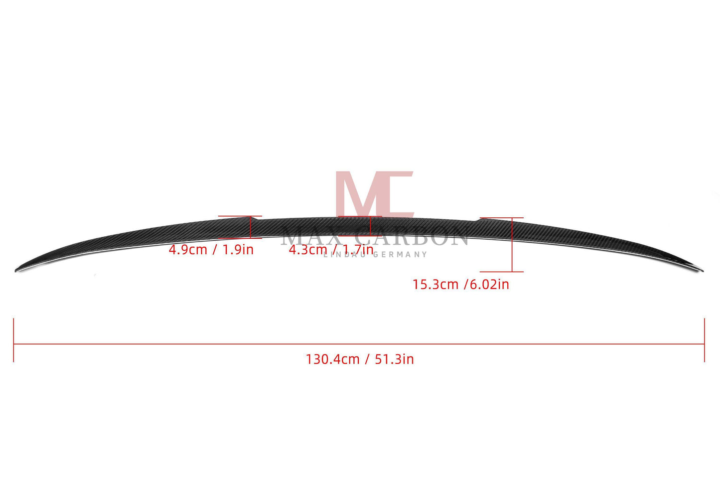 MAX CARBON Performance spoiler rear lip spoiler for BMW X6 X6M F96 G06