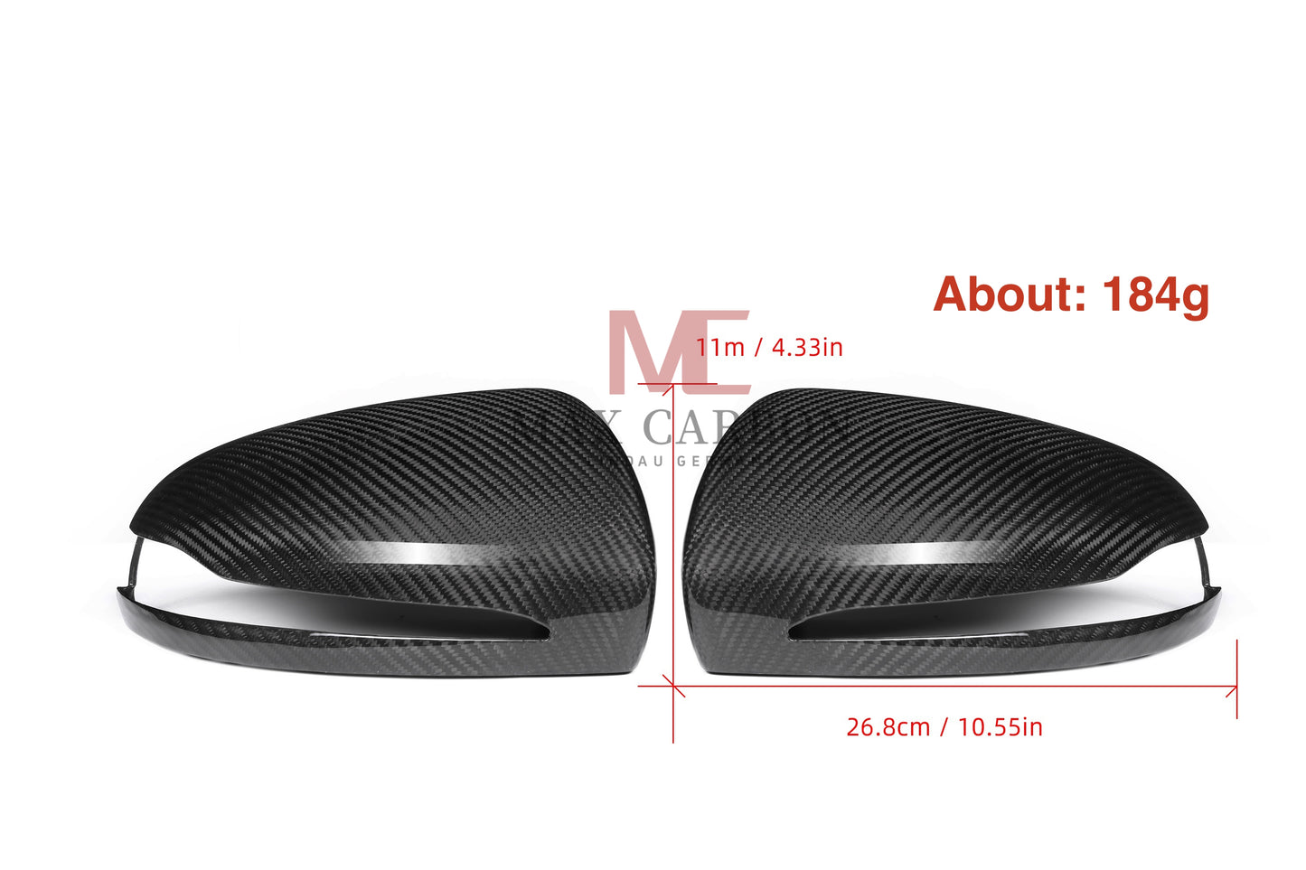 MC Performance mirror caps housing dry carbon for Mercedes BCES GLC GT GLB GLA Class AMG C43 C63 E53 S63 GLC63 GLC43
