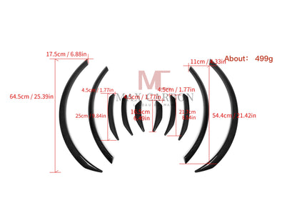 Enjoliveurs de préparation de passage de roue MC MAX CARBON Performance Dry Carbon pour BMW Série 4 G26 tous modèles 