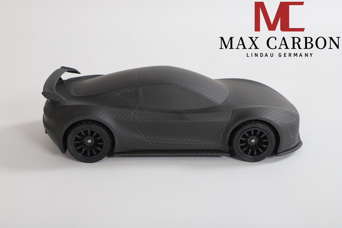 MAX CARBON Lifestyle Real Carbon Forged Carbon Hybrid Carbon Model Car made of Dry Carbon Prepreg 1:18 Sports Car Design Model Car