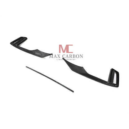 MC Performance Dry Carbon Fiber Front Bumper Scoop Trims for Audi RS3 8V 
