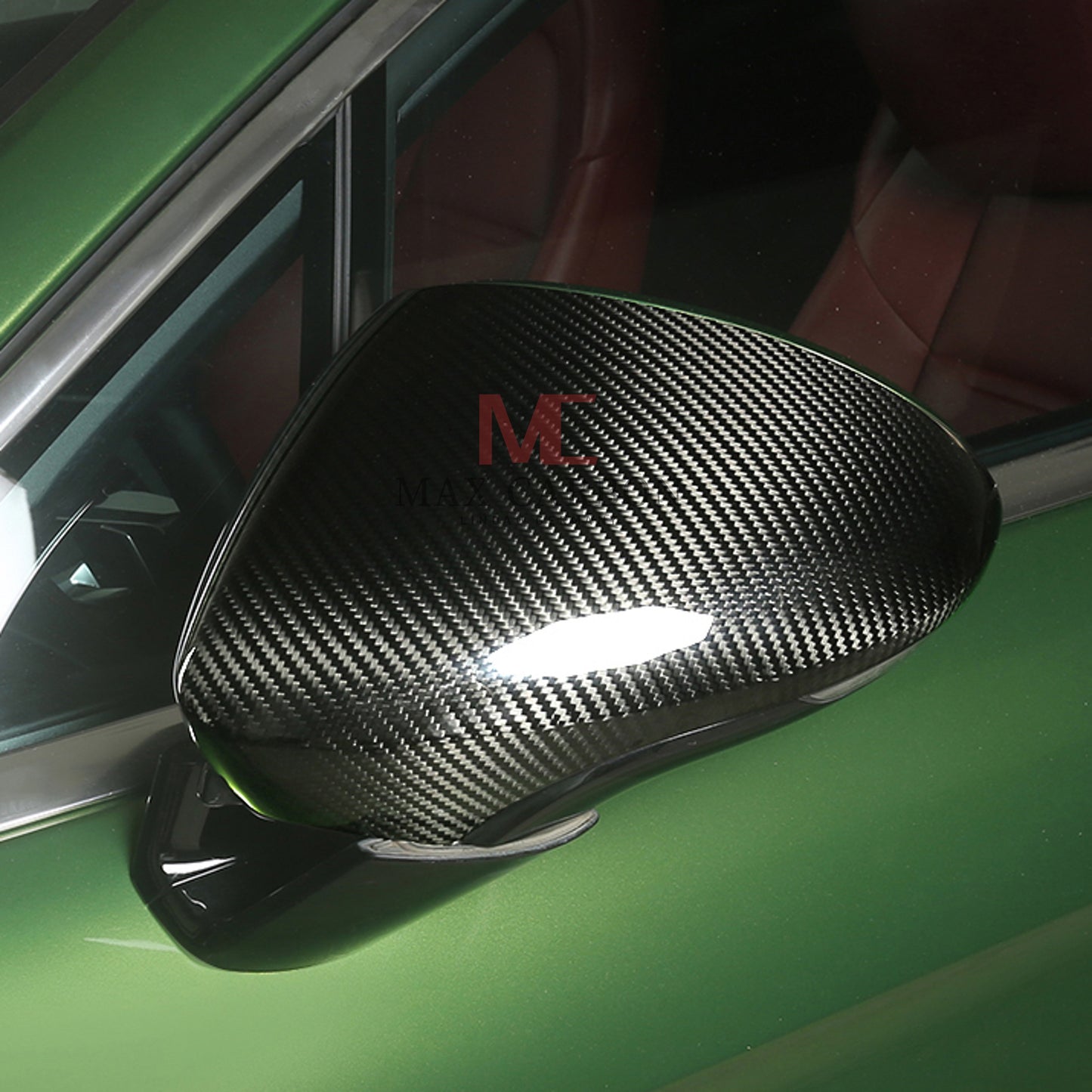 MC Performance MAX CARBON replacement mirror caps for Porsche Panamera 971 976 S GTS Turbo