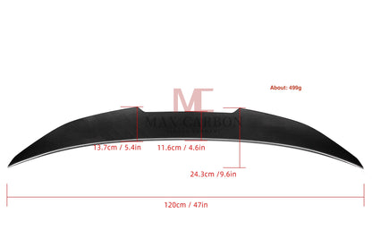 MAX CARBON Performance Sport spoiler lip rear spoiler for BMW 4 Series F32