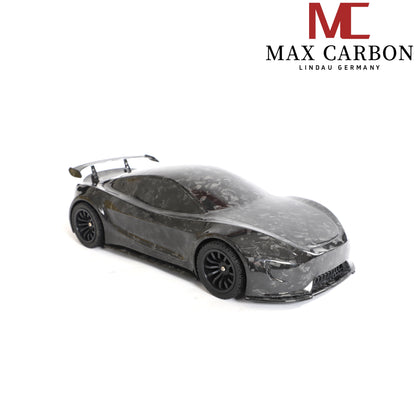 MAX CARBON Lifestyle Real Carbon Forged Carbon Hybrid Carbon Model Car made of Dry Carbon Prepreg 1:18 Sports Car Design Model Car