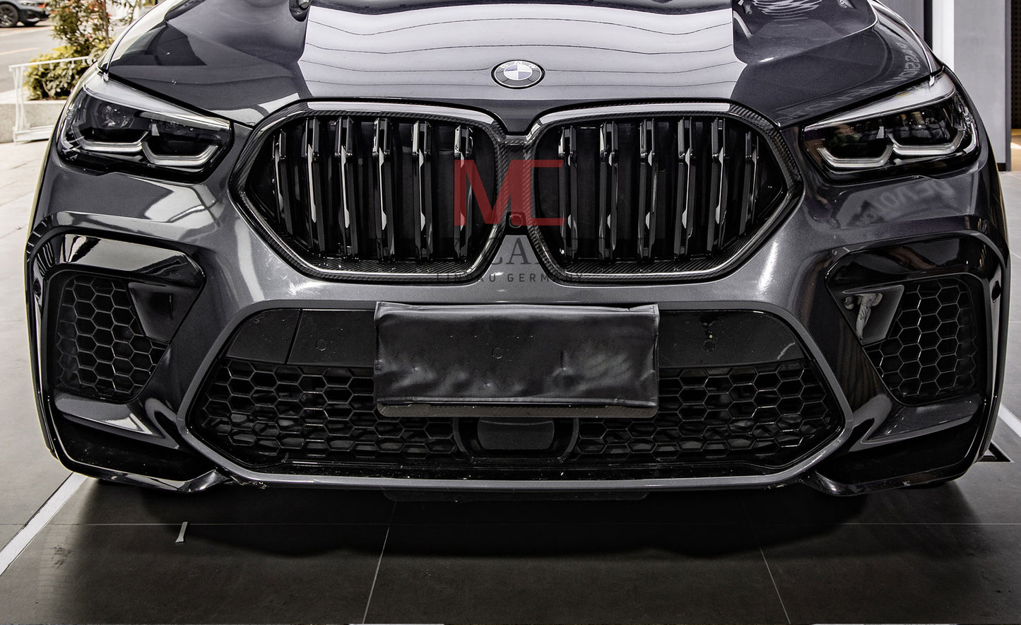 MC MAX CARBON Dry Carbon Performance Grille Grill Replacement for BMW X6 G06 X6M F96 