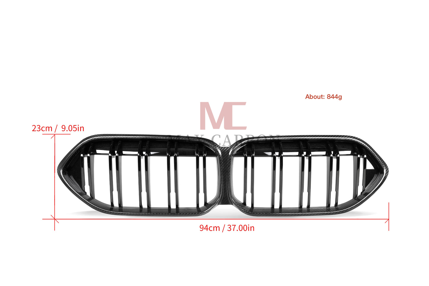 MC MAX CARBON Performance genuine Dry Carbon grille for BMW F44 2 Series incl. M235i 