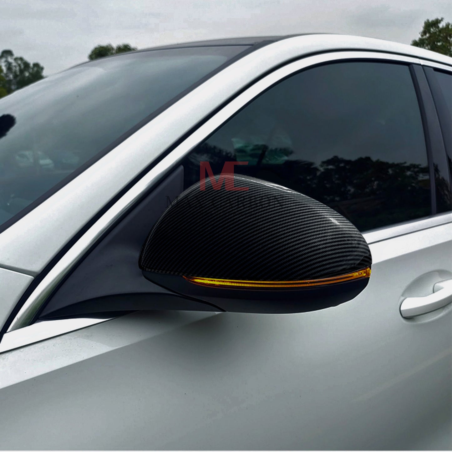 MAX CARBON Performance mirror caps housing Dry Carbon for Mercedes C Class 206 E Class 214 CLE Class 236 S Class 223 