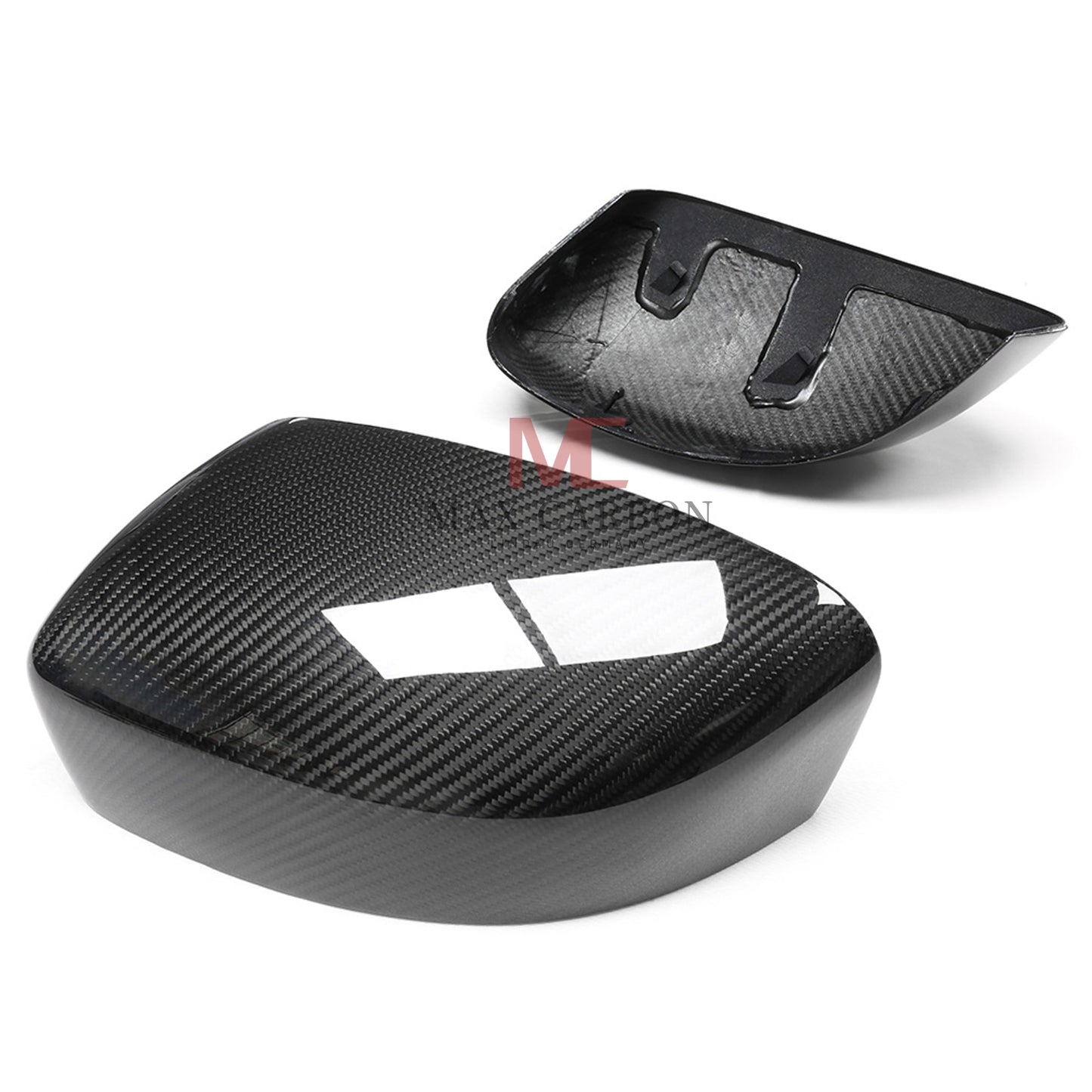 MC MAX CARBON Performance Ersatz Spiegelkappen Mirror Caps für Maserati Levante M161 GT GTS Trofeo Modena
