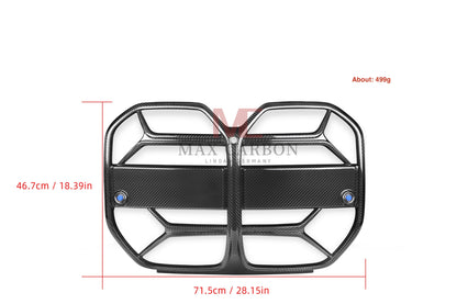 MAX CARBON PERFORMANCE Calandre de radiateur avant en carbone sec pour BMW G26 