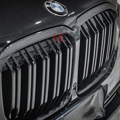 MC MAX CARBON Dry Carbon Performance Grille Grill Replacement for BMW X7 G07