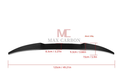 MAX CARBON Performance tear-off edge rear lip rear spoiler for BMW X4 X4M G02 F98