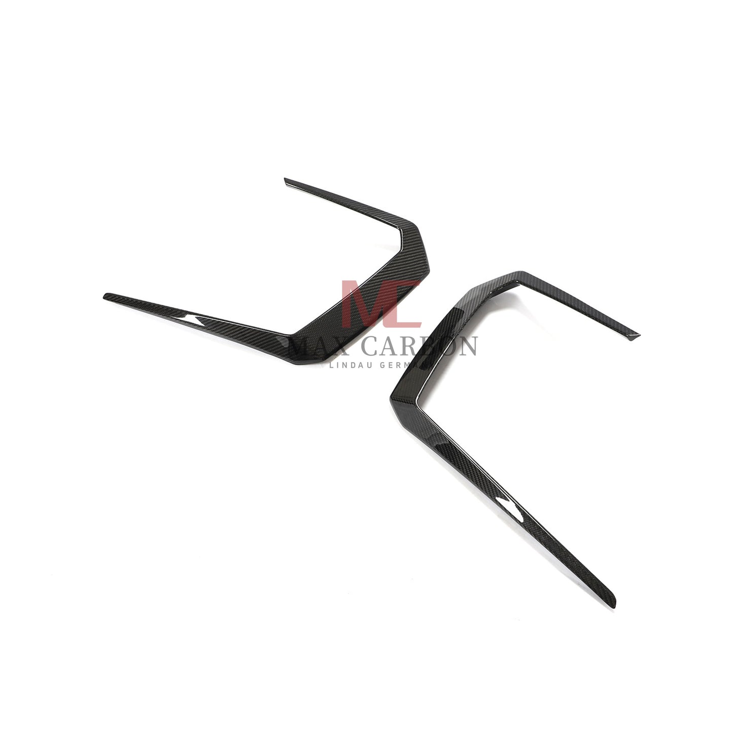 MC MAX CARBON Performance Front Bumper Vent Trims for Lamborghini Urus 2018 to 2021 