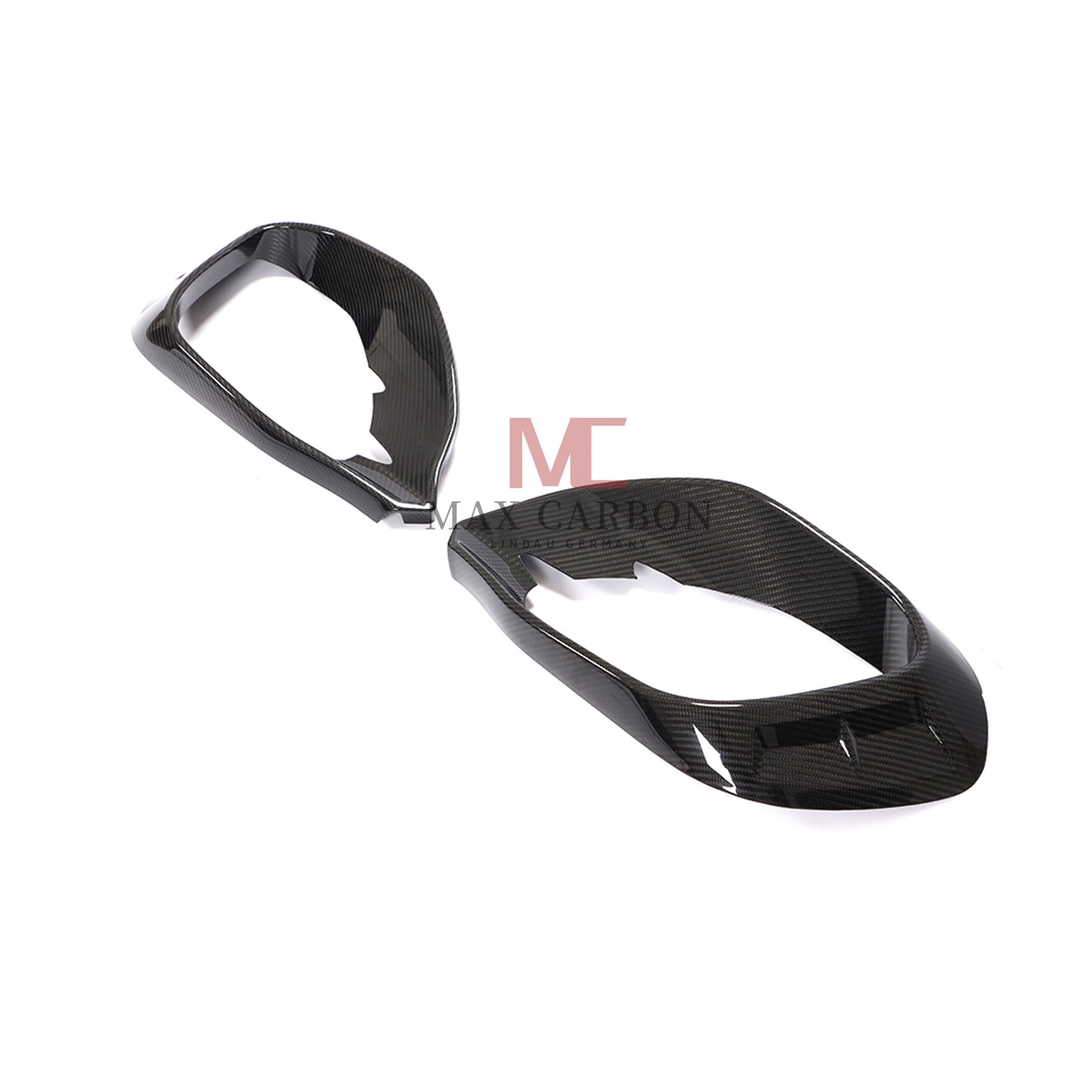 MC DRY Carbon Front Bumper Fog Light Cover Splitter Canard for Mercedes Benz GLA Class GLA250 Sport Utility 4-Door GLA45 GLA35 H247