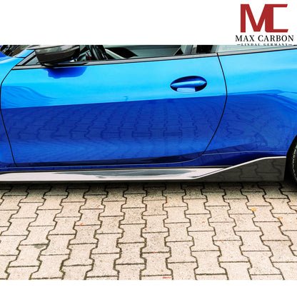 MAX CARBON Dry Carbon Prepreg Performance Side Skirts Sill Insert for BMW M3 G80 G81 M4 G82 G83 