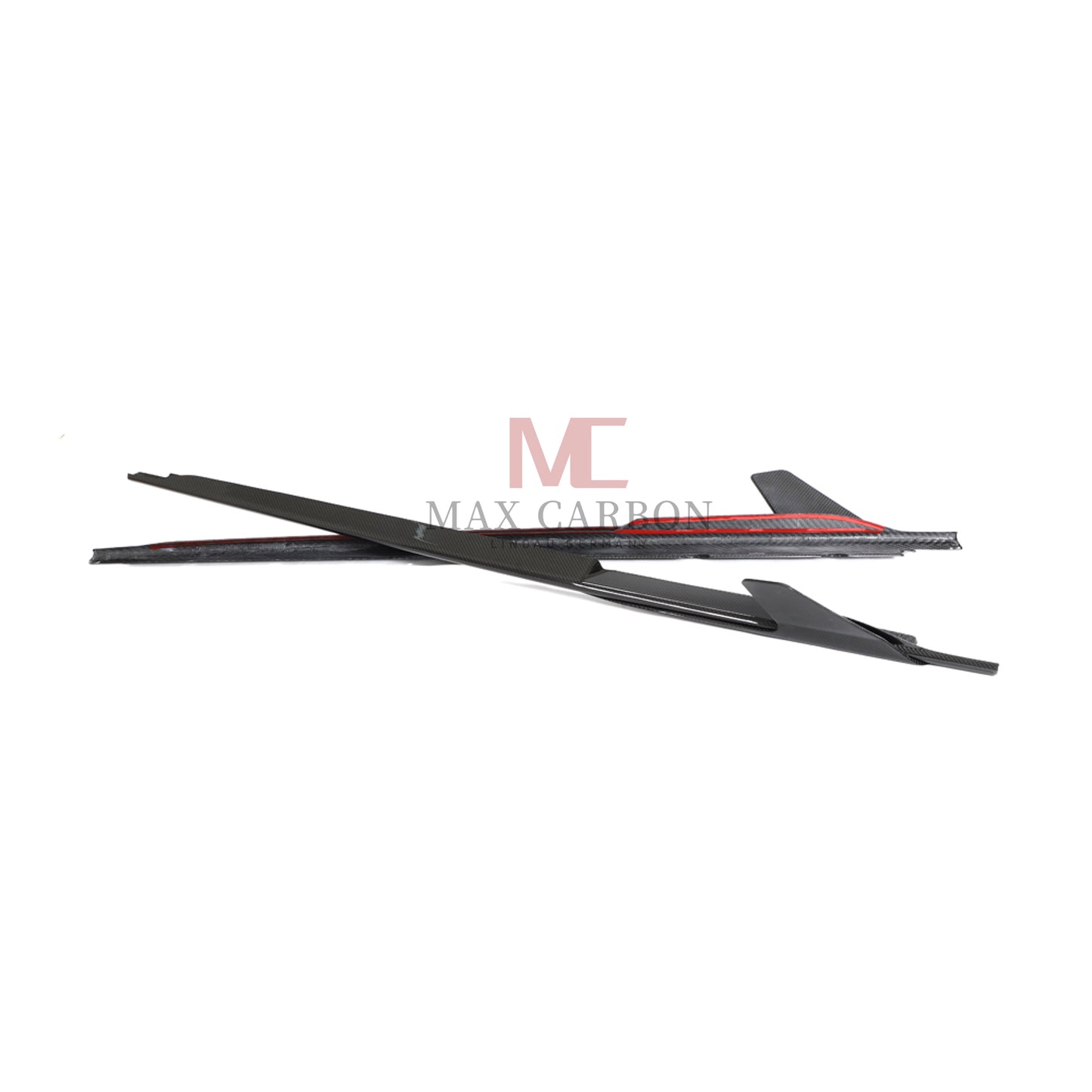 Bavettes de jupe latérale MC MAX CARBON DRY CARBON Performance sur mesure pour Audi R8 4S 