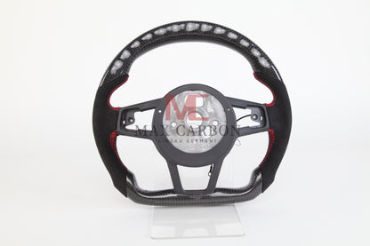 MC MAX CARBON Performance Dry Carbon Smart Steering Wheel LED Sport for Audi R8 4S