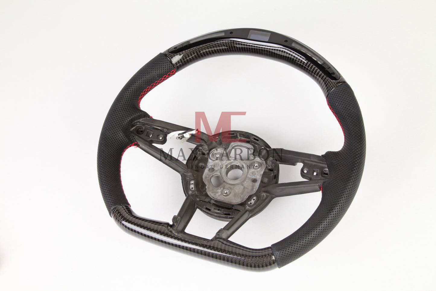 MC MAX CARBON Performance Dry Carbon Smart Steering Wheel LED Sport for Audi R8 4S