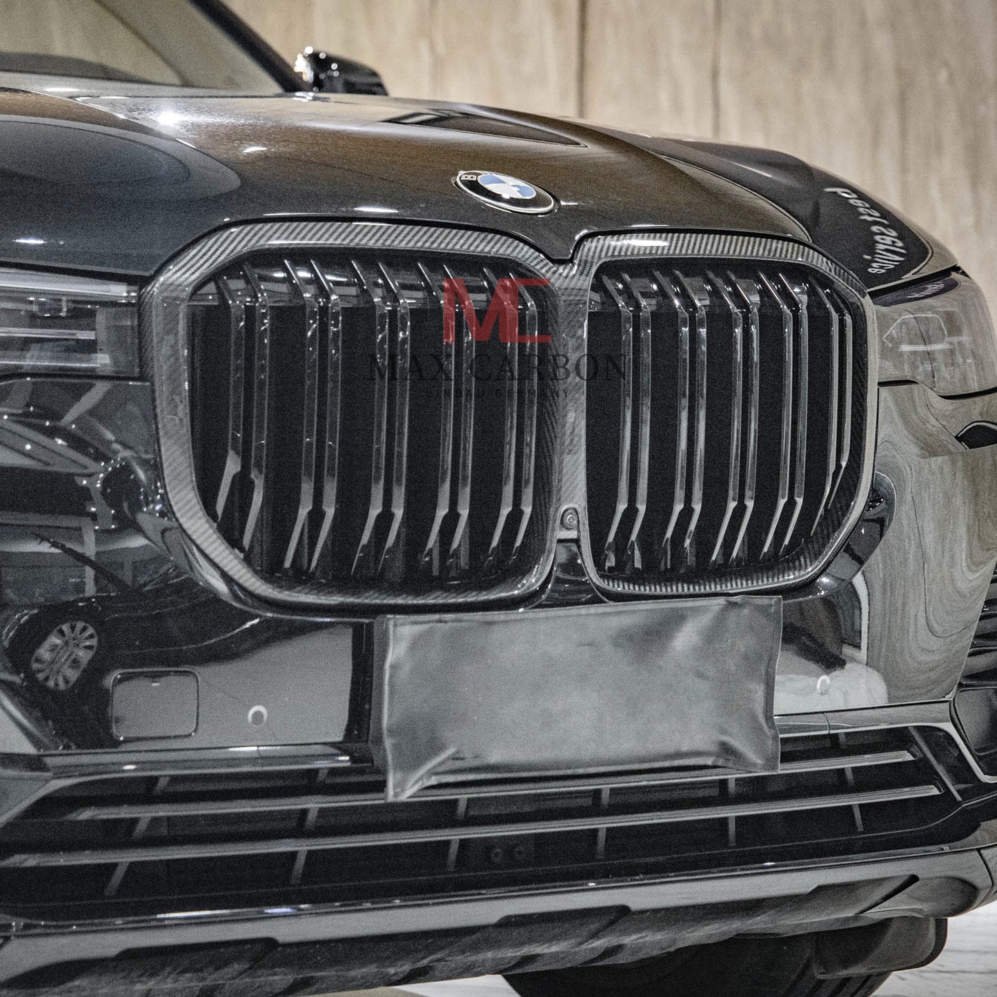 MC MAX CARBON Dry Carbon Performance Grille Grill Replacement for BMW X7 G07