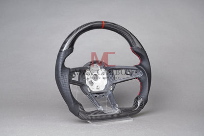 MC MAX CARBON Performance Volant de remplacement en carbone sec brillant pour Audi R8 4S