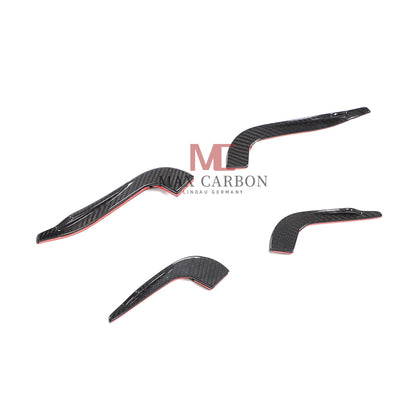 MC Performance Dry Carbon AERO FLICKER Flaps Front canards attachment for AUDI RS3 8V 