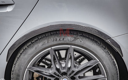 Enjoliveurs de préparation de passage de roue MC MAX CARBON Performance Dry Carbon pour BMW Série 4 G26 tous modèles 