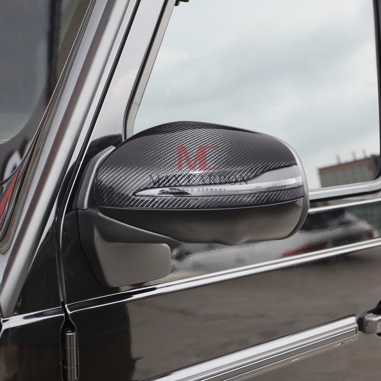 MC MAX CARBON Performance Mirror Caps Housing Dry Carbon for Mercedes G Class W464 GLS GLE 