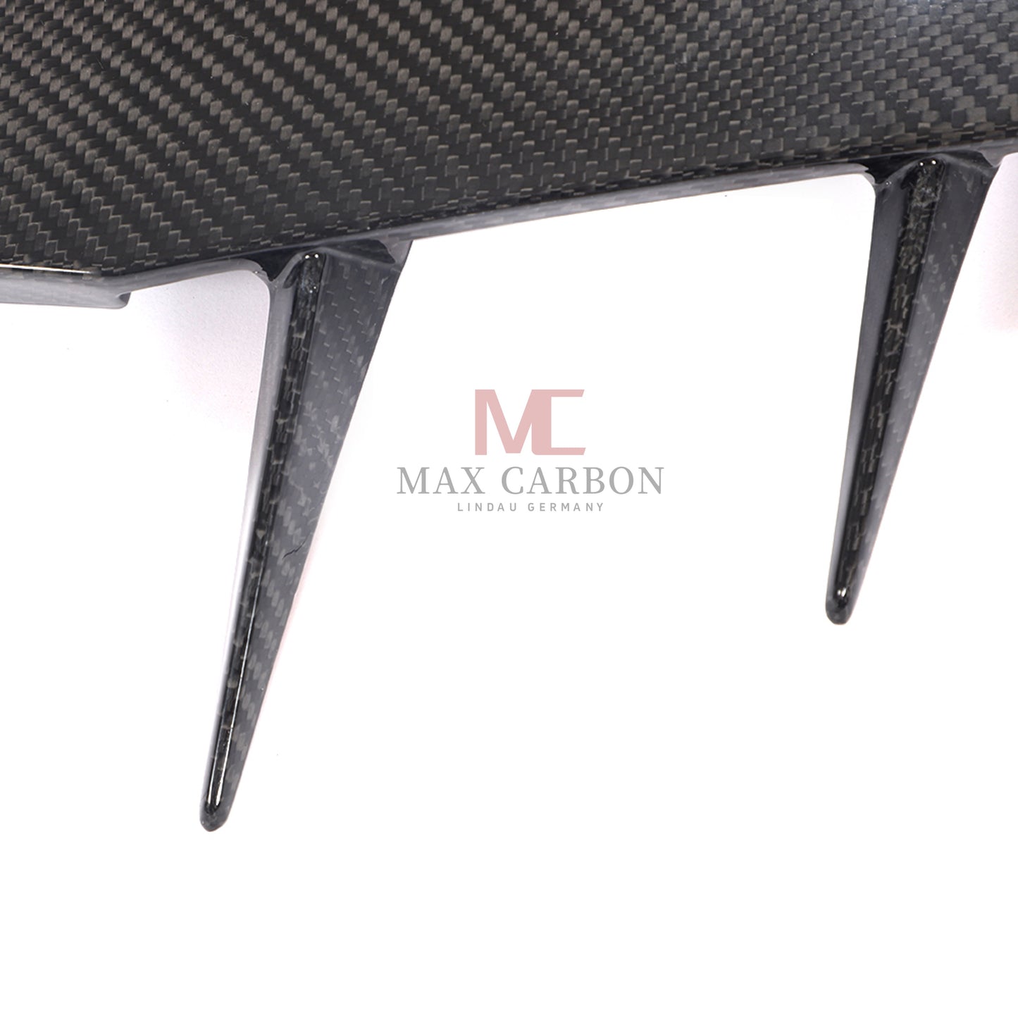 MC MAX CARBON DRY CARBON Prepreg For Audi R8 Carbon Front Bumper Canards AERO FLAPS AUDI R8 4S before LCI 