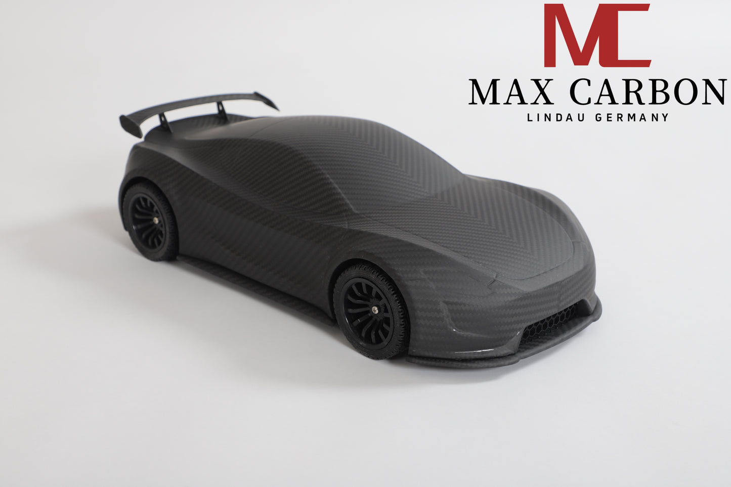 MAX CARBON Lifestyle Real Carbon Forged Carbon Hybrid Carbon Model Car made of Dry Carbon Prepreg 1:18 Sports Car Design Model Car