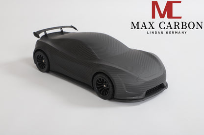 MAX CARBON Lifestyle Real Carbon Forged Carbon Hybrid Carbon Model Car made of Dry Carbon Prepreg 1:18 Sports Car Design Model Car