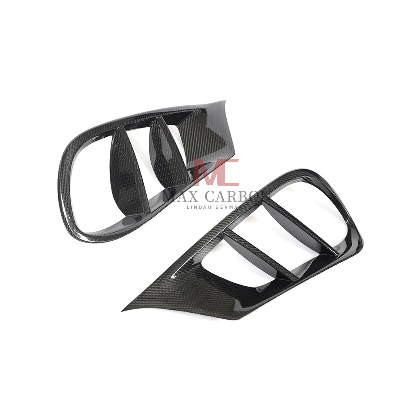 MC Performance for Mercedes Benz E Class W212 S212 Carbon Fiber Front Bumper Vent Trims